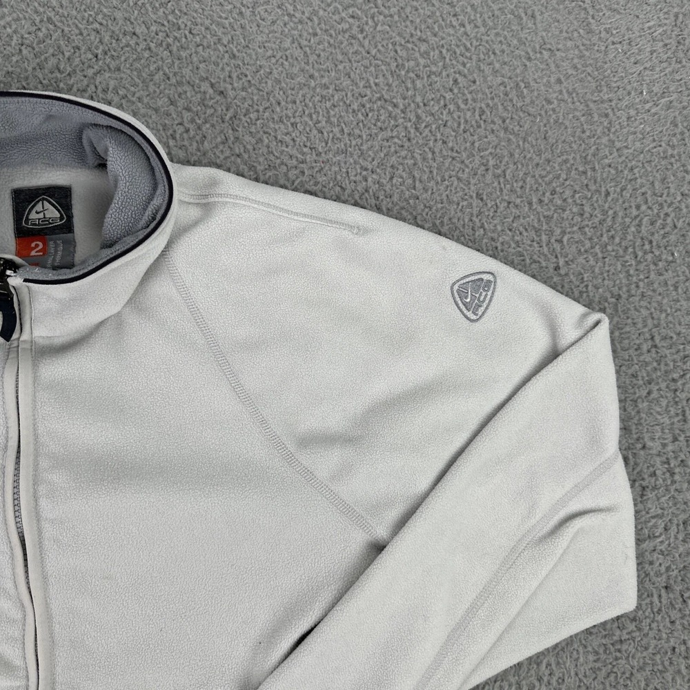 Nike ACG Fleece Jacket Thermal Zip Gray Jacket Youth M - Extreme Weather - Picture 15 of 15